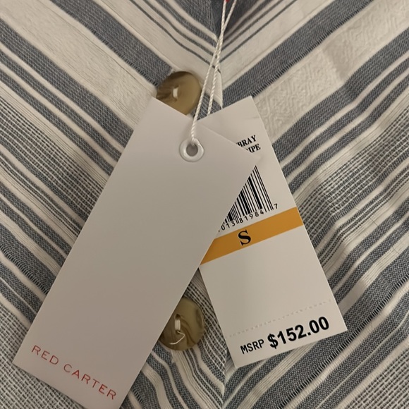 Red Carter Blue and White Striped Midi skirt, S, NWT - Picture 6 of 9